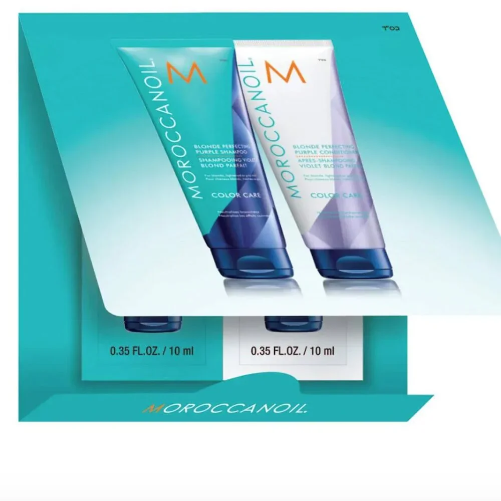 NWT Moroccanoil Moroccanoil Purple Shampoo & Conditioner Sampler